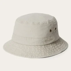 Stetson Bucket Delave Organic Cotton Off White Hot