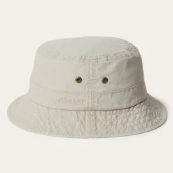 Stetson Bucket Delave Organic Cotton Off White Hot