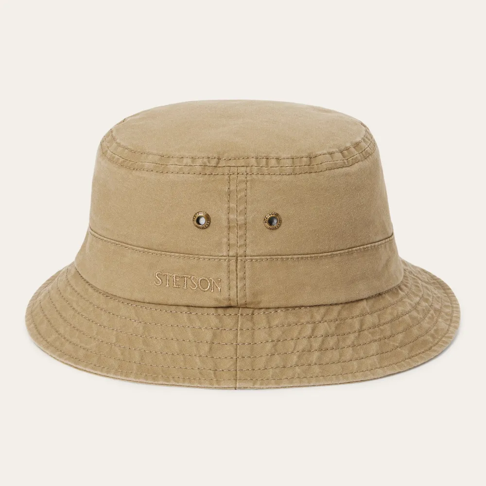 Stetson Bucket Delave Organic Cotton Olive