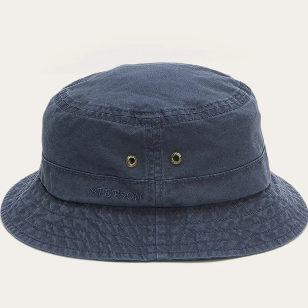Stetson Bucket Delave Organic Cotton Blue New