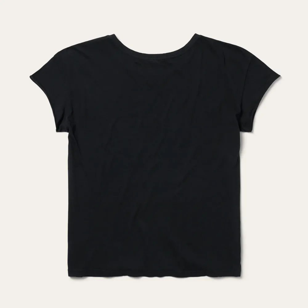 Stetson Bucking Cowboy Graphic Tee Black Discount