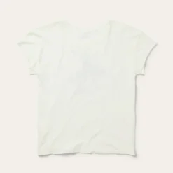 Stetson Bucking Cowgirl Graphic Tee White