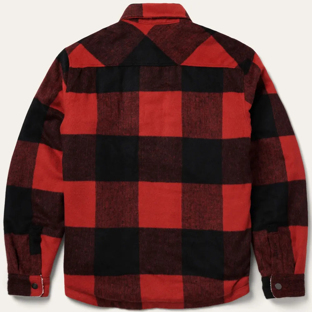 Stetson Buffalo Plaid Western Coat Red Hot