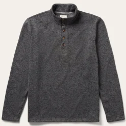 Stetson Button-Front Pullover Knit Sweater Grey Online