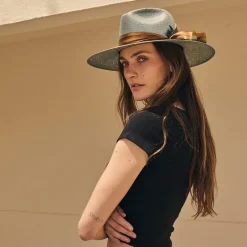 Stetson Caelus Straw Fedora Seafoam Sale
