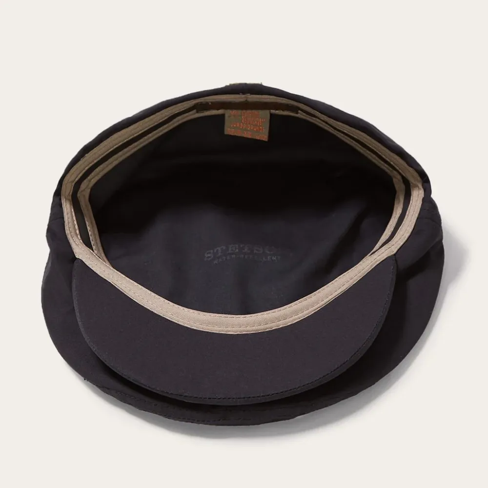 Stetson Cambridge All-Weather Ivy Cap Black New