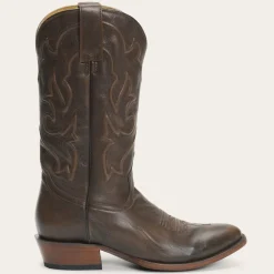 Stetson Carlisle Corded  Brushed Leather Boot Brown New