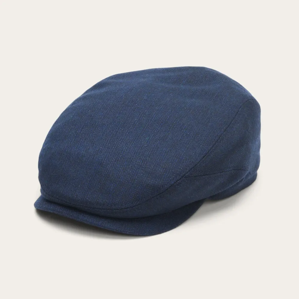 Stetson Cashmere Silk Driver Cap Blue Discount