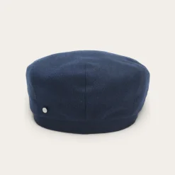 Stetson Cashmere Silk Driver Cap Blue Discount