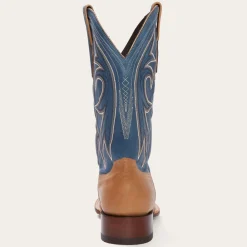 Stetson Casper Blue Matte Cowboy Boot Tan Online