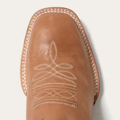 Stetson Casper Blue Matte Cowboy Boot Tan Online