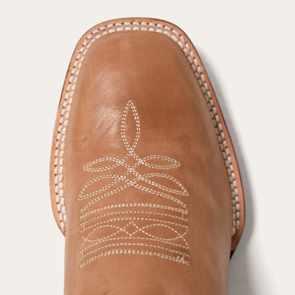 Stetson Casper Blue Matte Cowboy Boot Tan Online