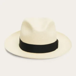 Stetson Center Dent Panama Fedora Natural