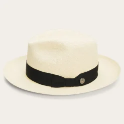Stetson Center Dent Panama Fedora Natural