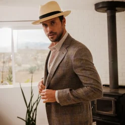 Stetson Center Dent Panama Fedora Natural Online