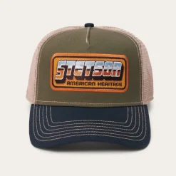 Stetson Chrome Trucker Cap Green Outlet