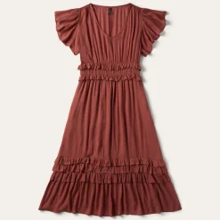 Stetson Cinnamon Herringbone Dress Brown Sale