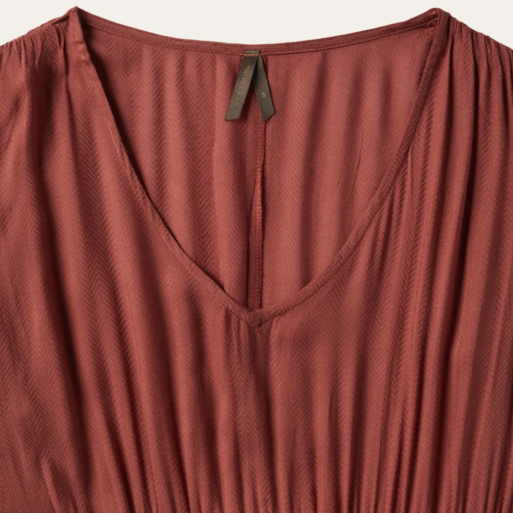 Stetson Cinnamon Herringbone Dress Brown Sale
