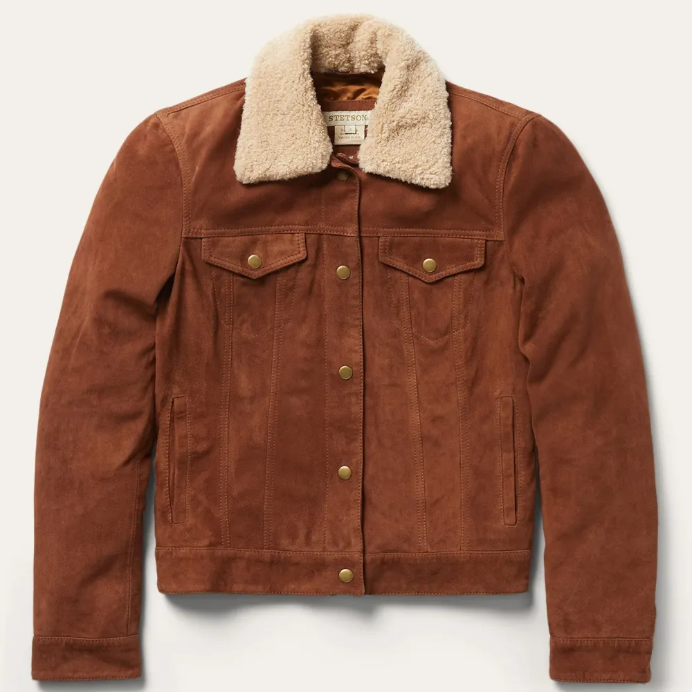 Stetson Classic Bomber Jacket Brown Discount