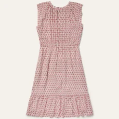 Stetson Cottage Floral Dress Red Sale