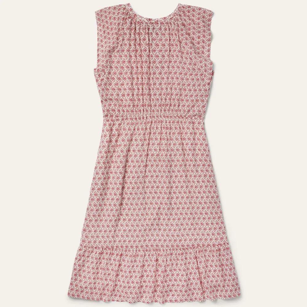 Stetson Cottage Floral Dress Red Sale