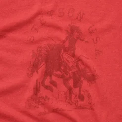 Stetson Cowgirl Graphic Tee Red Clearance