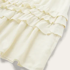 Stetson Cream Herringbone Dress White Outlet