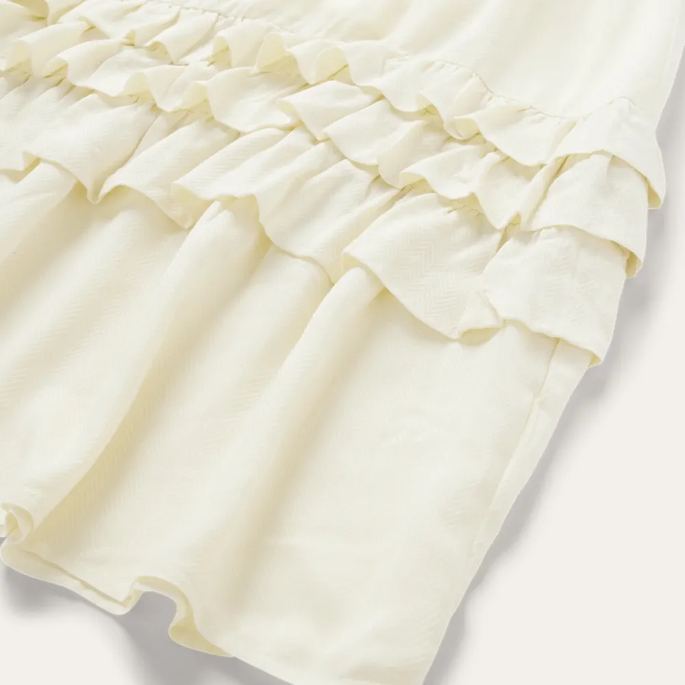 Stetson Cream Herringbone Dress White Outlet