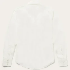 Stetson Cream Tencel Twill Shirt White Sale