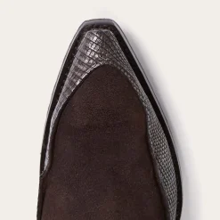 Stetson Dakota Suede  Teju Cowboy Boot Brown New