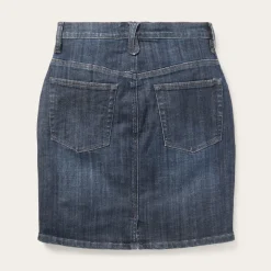 Stetson Dark Denim 5-Pocket Skirt Blue Best