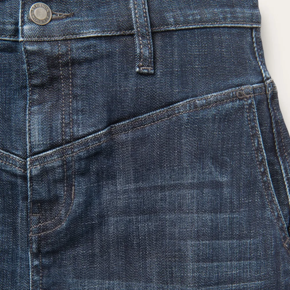 Stetson Dark Denim 5-Pocket Skirt Blue Best
