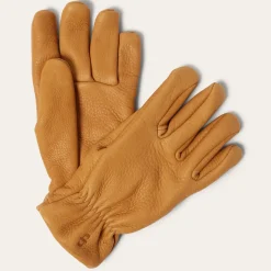 Stetson Deerskin Roper Glove - Lined Saddle Tan Clearance