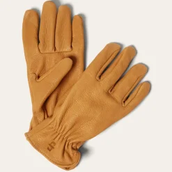 Stetson Deerskin Roper Glove - Unlined Saddle Tan Hot