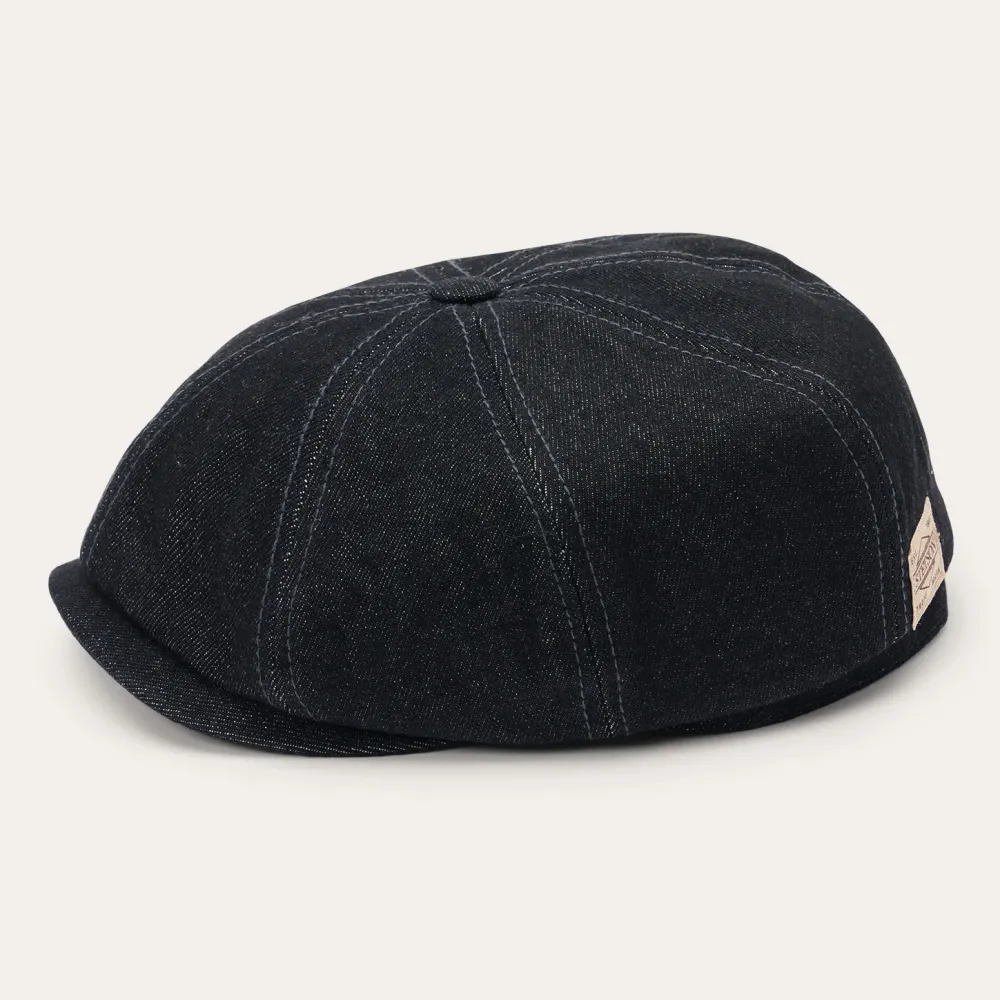Stetson Denim Hatteras Cap Black Denim Clearance