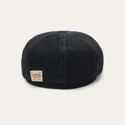 Stetson Denim Hatteras Cap Black Denim Clearance