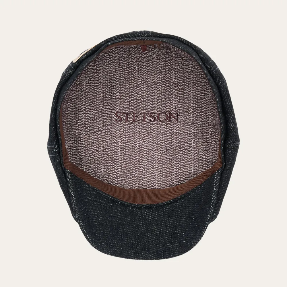 Stetson Denim Hatteras Cap Black Denim Clearance
