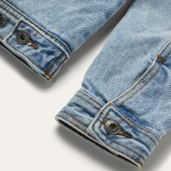 Stetson Denim Sherpa Lined Jacket Blue Best