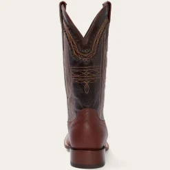 Stetson Denver Goat Hand Stitched Cowboy Boot Brown Outlet