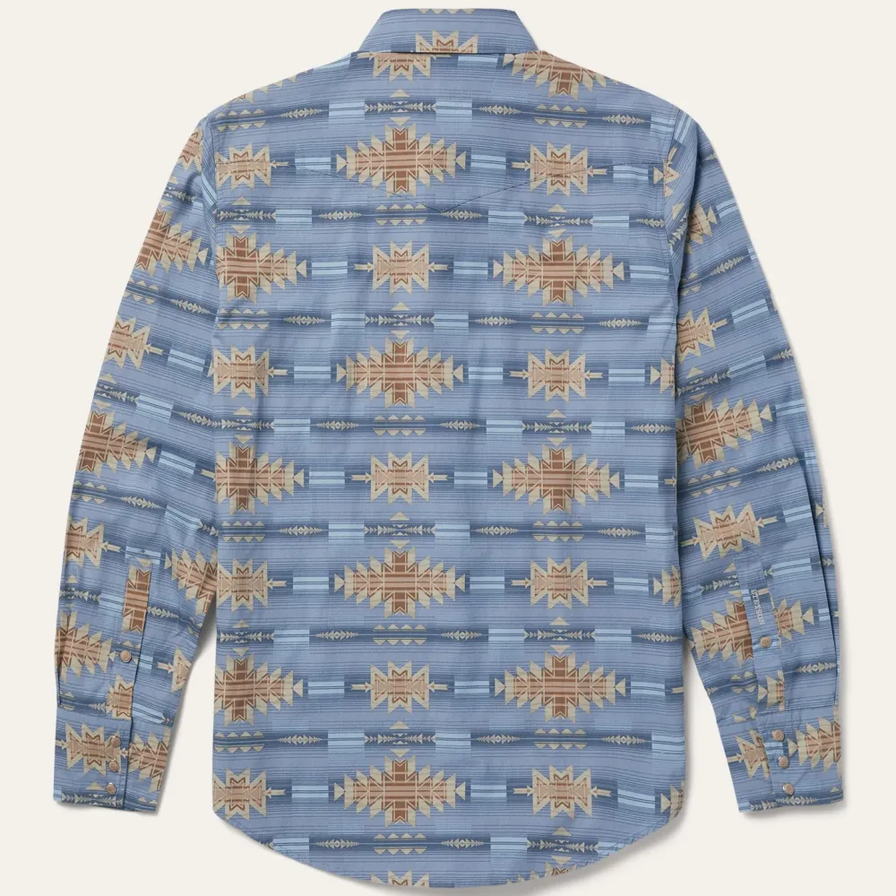 Stetson Desert Horizon Shirt Blue Hot