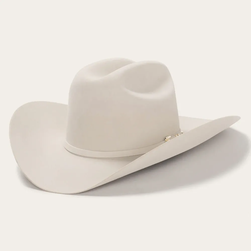 Stetson Diamante Premier Cowboy Hat Silverbelly