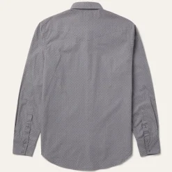 Stetson Diamond Print Western Shirt Grey Best
