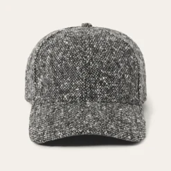 Stetson Donegal Wool Baseball Cap Anthracite Donegal Discount