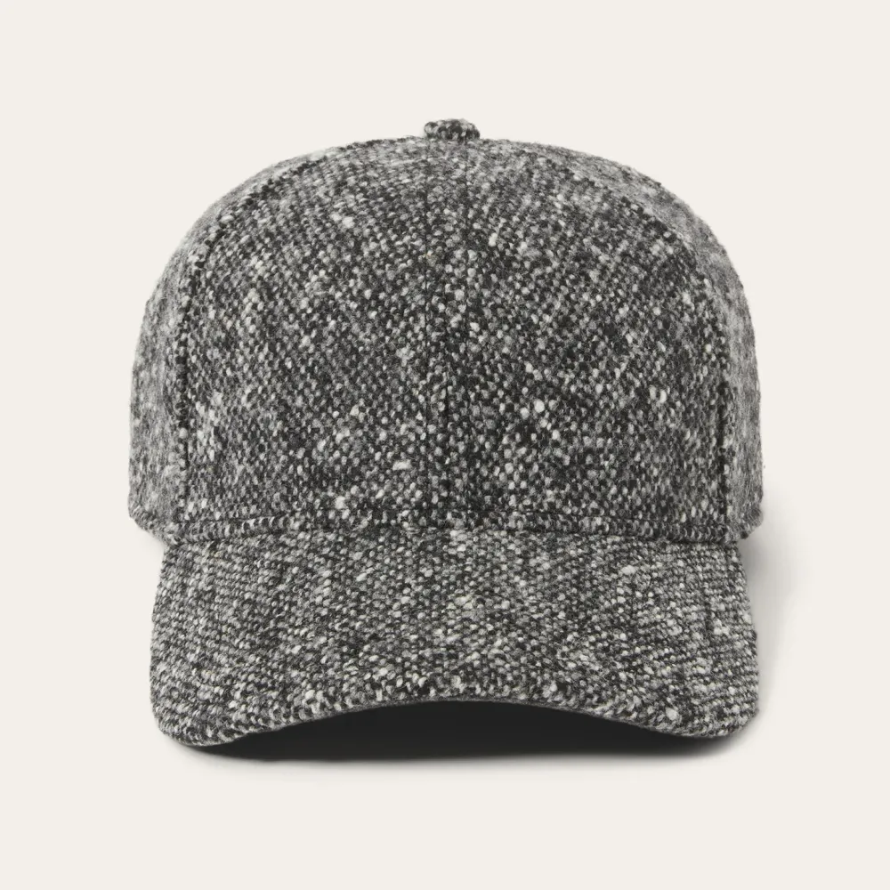 Stetson Donegal Wool Baseball Cap Anthracite Donegal Discount