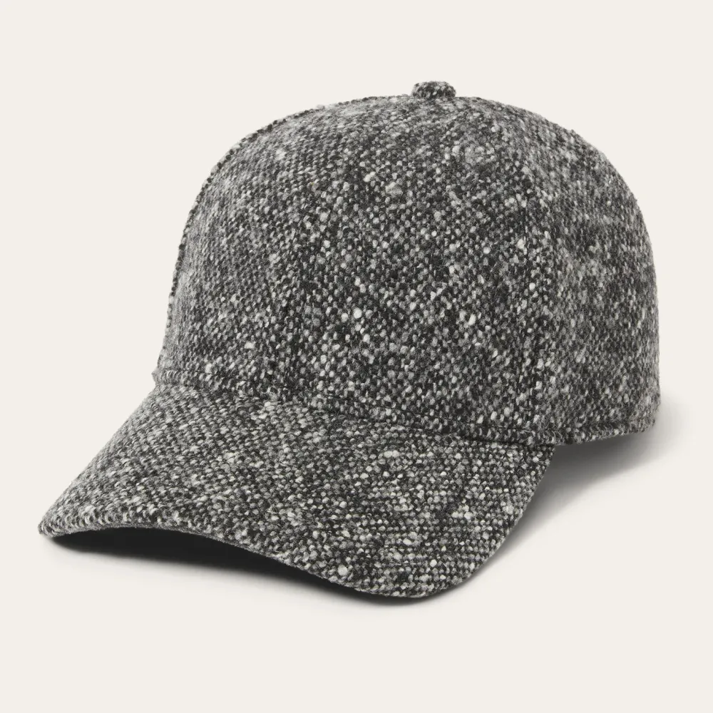 Stetson Donegal Wool Baseball Cap Anthracite Donegal Discount