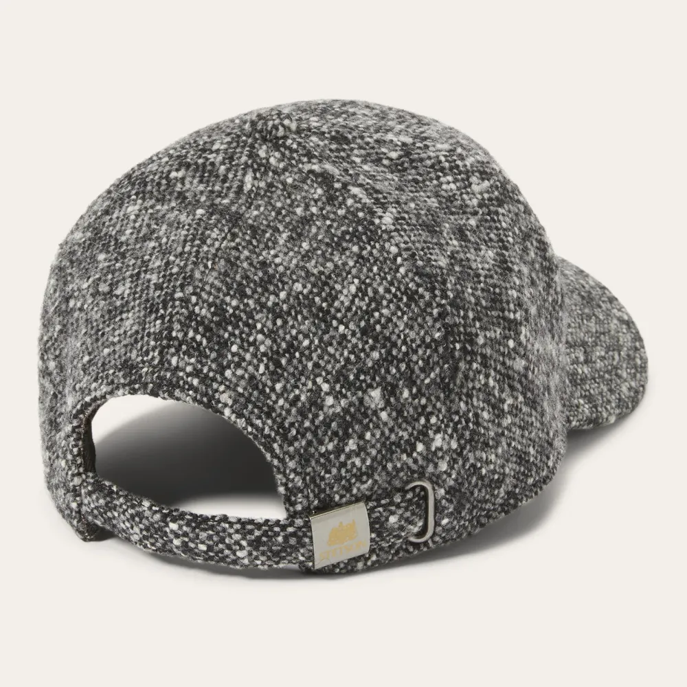 Stetson Donegal Wool Baseball Cap Anthracite Donegal Discount