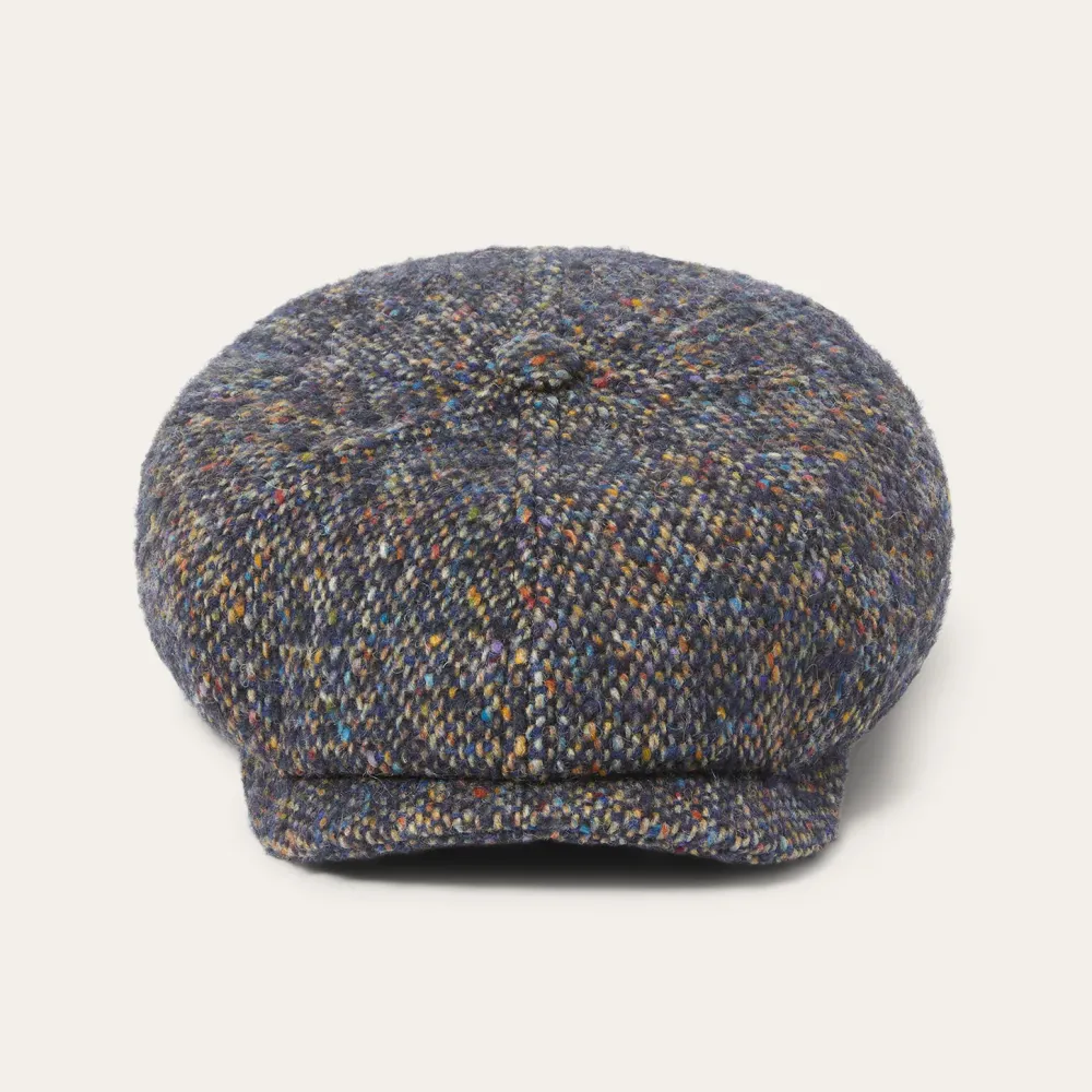 Stetson Donegal Wool Hatteras Cap Blue Donegal Clearance