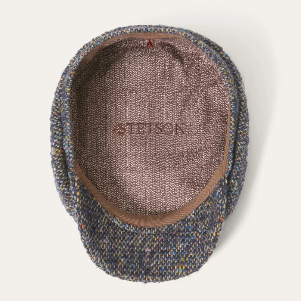 Stetson Donegal Wool Hatteras Cap Blue Donegal Clearance
