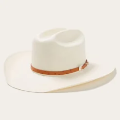 Stetson El Noble 500X Straw Cowboy Hat Natural Hot
