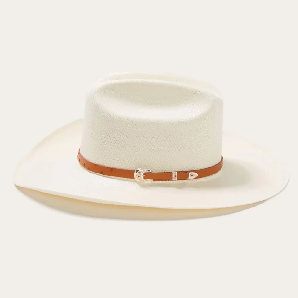 Stetson El Noble 500X Straw Cowboy Hat Natural Hot